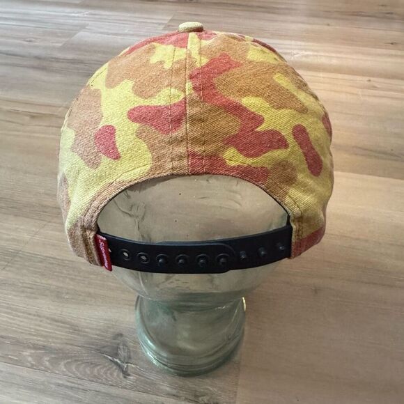 Supreme Orange And Red Camo Hat Adjustable One Size Snapback Streetwear Grail - Picture 3 of 5